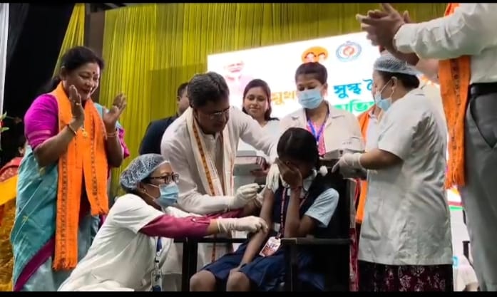 মুখ্যমন্ত্রী সুস্থ শৈশব, সুস্থ কৈশোর রাজ্যভিত্তিক কর্মসূচি তেলিয়ামুড়ায় 