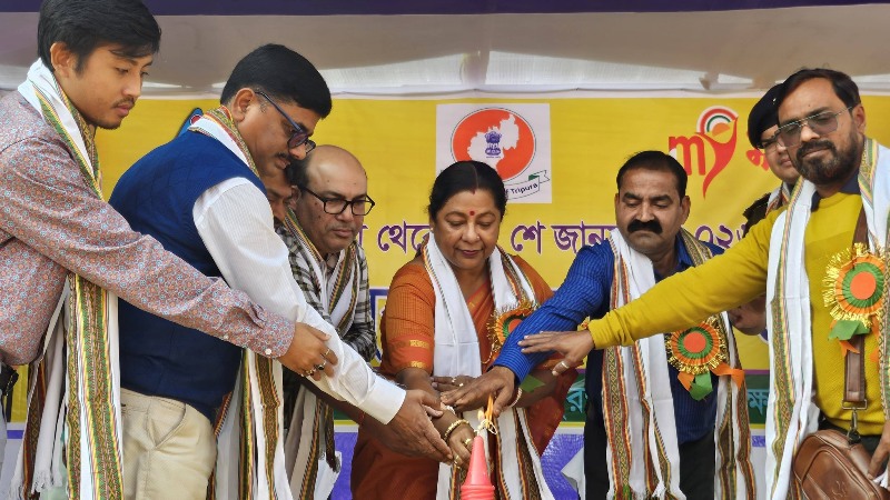 তেলিয়ামুড়ায় জাতীয় সড়ক সুরক্ষা মাস উদযাপিত