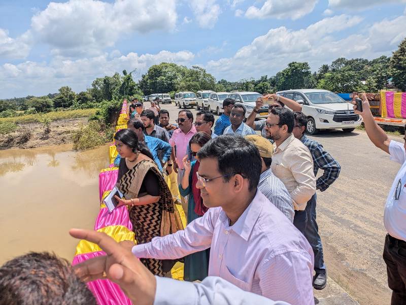 বন্যায় বিধ্বস্ত খোয়াই জেলা পরিদর্শন কেন্দ্রীয় প্রতিনিধি দলের  