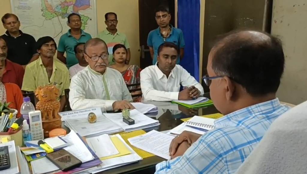 কংগ্রেসের ডেপুটেশন তেলিয়ামুড়ায় 