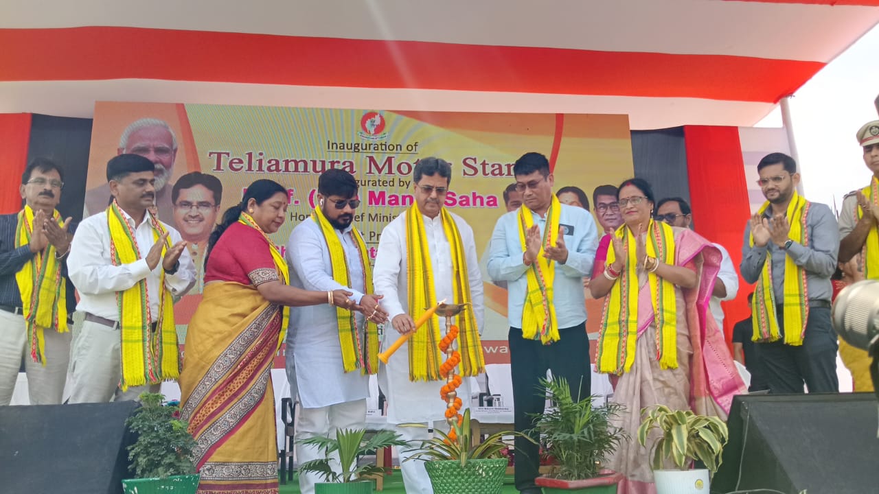 মুখ্যমন্ত্রীর হাত ধরে নতুন পালকের দ্বারোদ্ঘাটন তেলিয়ামুড়ায় 