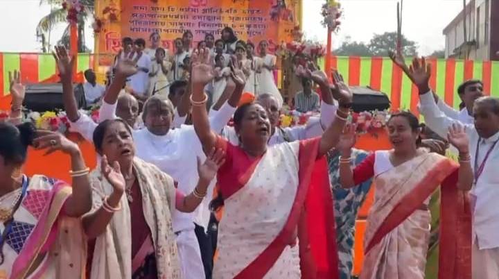 ব্যাপক উৎসাহর মধ্য দিয়ে তেলিয়ামুড়ায় হিন্দু সম্মেলন