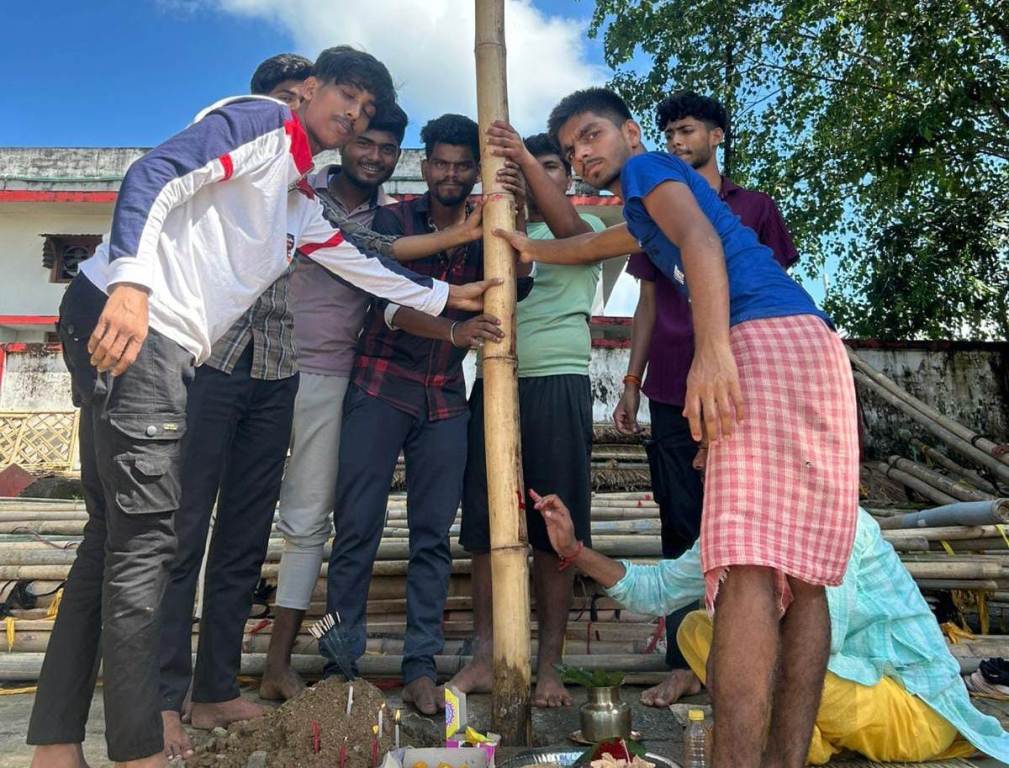 শ্যামা পূজায় ব্রতি হয়েছে চুরাইবাড়ির ইউনাইটেড ক্লাব