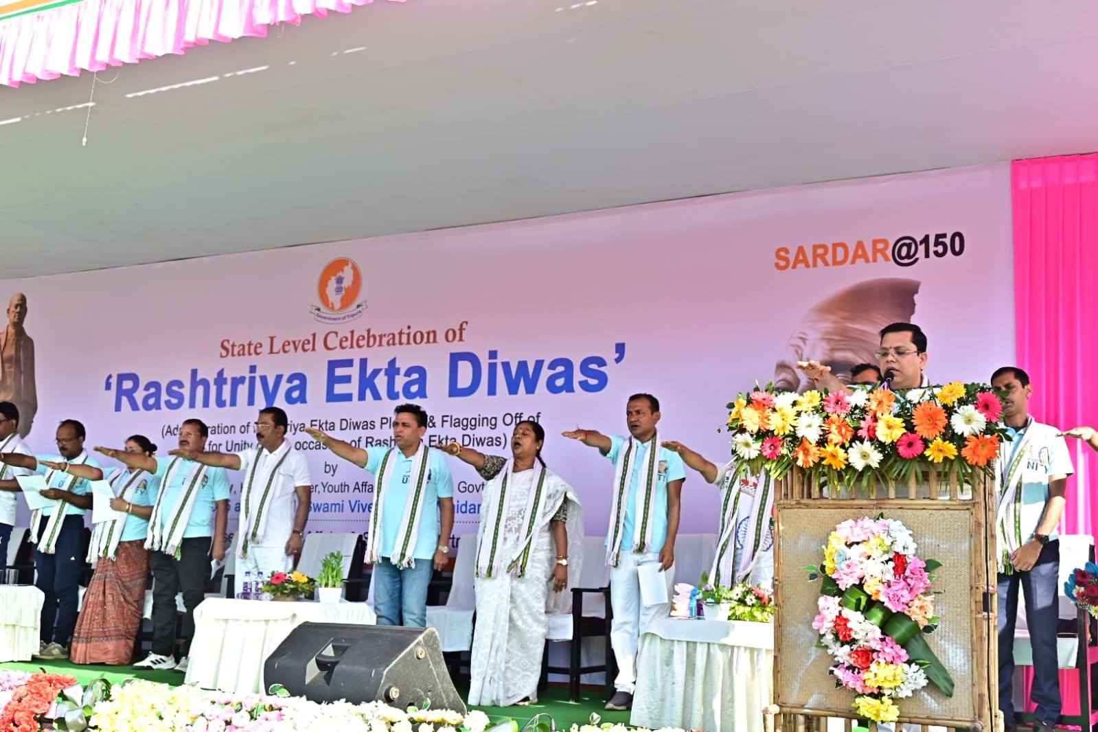 দেশকে এক সুত্রে বেঁধে রাখার জন্য সর্দার বল্লভভাই প্যাটেল সারা জীবন লড়াই করে গেছেন : ক্রীড়ামন্ত্রী