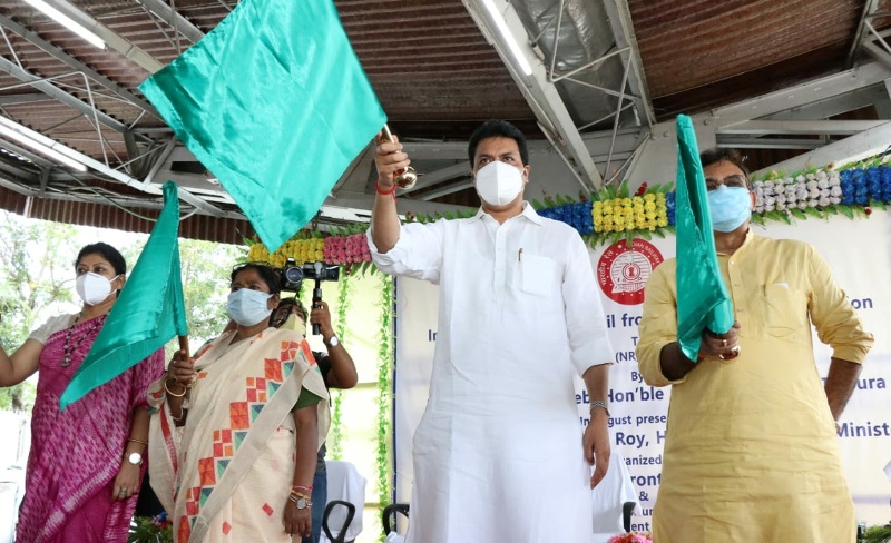 উত্তর-পূর্বের প্রথম কিষান রেল, কাঁঠাল-আনারস নিয়ে পাড়ি দিল্লি