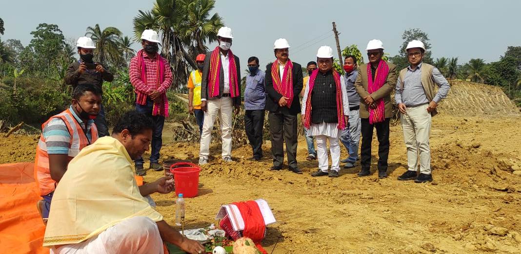 ভূমি পূজার মধ্য দিয়ে শুরু ইন্টিগ্রেটেড চেকপোস্ট নির্মাণের কাজ