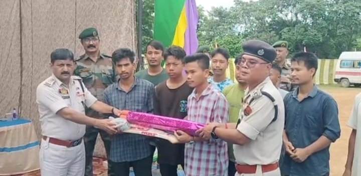 সামাজিক কাজকর্ম অব্যাহত টিএসআর বাহিনীর 