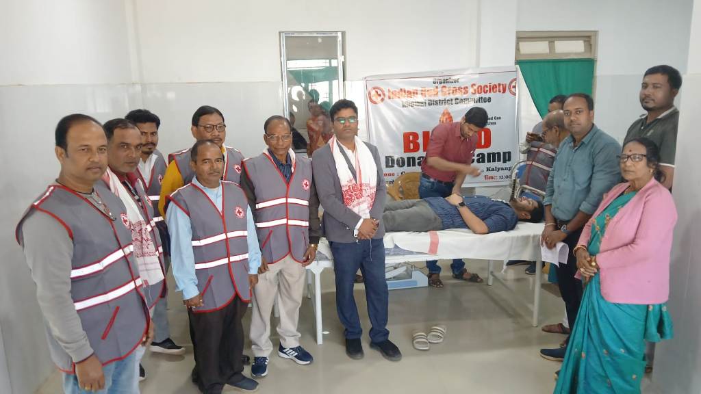 কল্যাণপুর হাসপাতালে রেডক্রস সোসাইটির রক্তদান শিবির