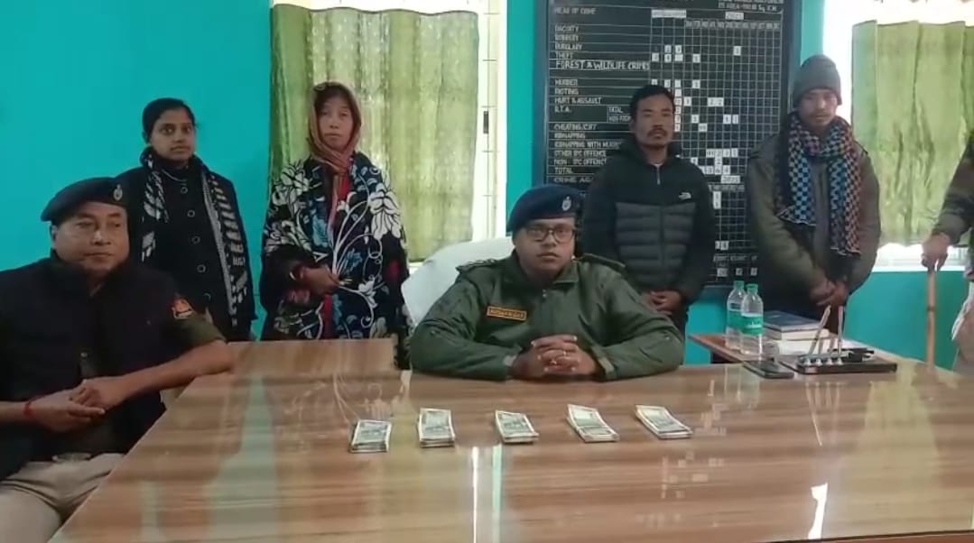 অমরপুরে জাল নোটসহ গ্রেফতার এক বাংলাদেশি মহিলা 