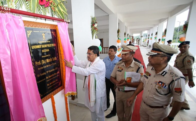 বিলোনীয়াতে রেল পুলিশ স্টেশন উদ্বোধন মুখ্যমন্ত্রীর 