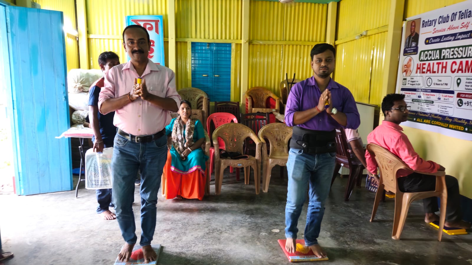 তেলিয়ামুড়ায় সফলভাবে সম্পন্ন পাঁচ দিনব্যাপী অ্যাকুপ্রেশার স্বাস্থ্য শিবির