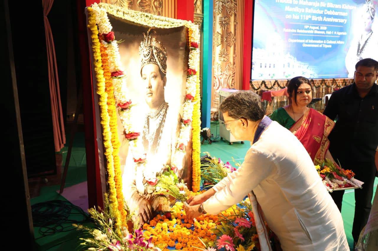 মহারাজার দূরদর্শী চিন্তা ভাবনার ভিত্তির উপর দাঁড়িয়েই আধুনিক ত্রিপুরার ভিত গড়ে উঠেছিল : মুখ্যমন্ত্রী 
