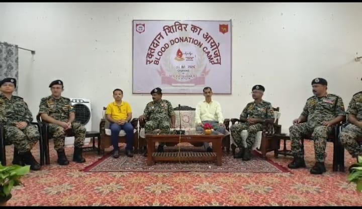 তেলিয়ামুড়ায় বিএসএফের উদ্যোগে স্বেচ্ছায় রক্তদান শিবির!