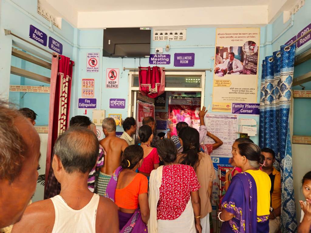 পূর্ব লক্ষ্মীপুর আয়ুষ্মান আরোগ্য মন্দিরে যক্ষ্মা সনাক্তকরণ শিবির অনুষ্ঠিত