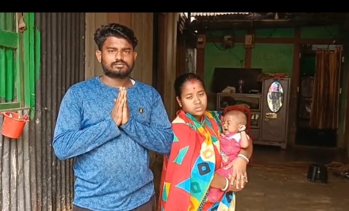 তেলিয়ামুড়ায় পাঁচ মাসের শিশুর বিরল রোগ, চিকিৎসার জন্য সকলের সহযোগিতা প্রার্থনা পরিবারের