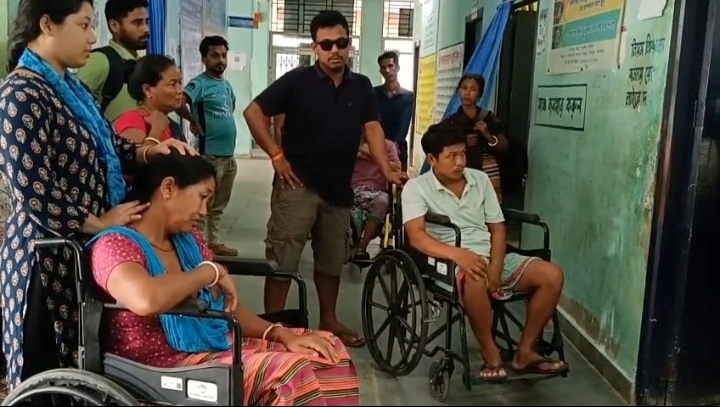 উত্তর মহারানীপুরে বজ্রাগাতে আহত নয় জুমিয়া, সাহায্যে মহাকুমা প্রশাসন
