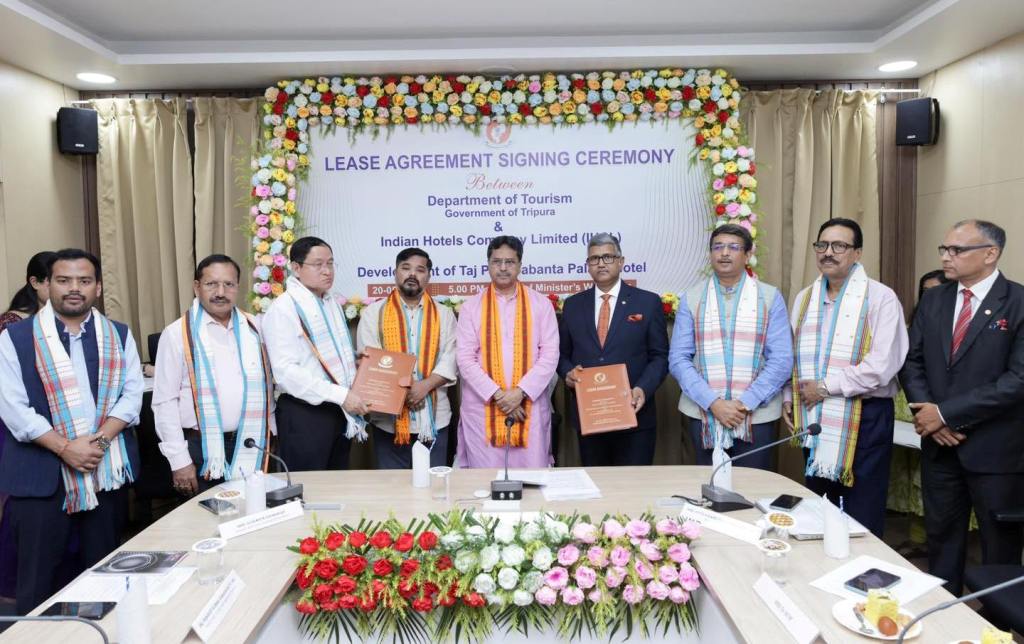 পুষ্পবন্ত প্যালেসে হোটেল নির্মাণে লিজ এগ্রিমেন্ট স্বাক্ষরিত