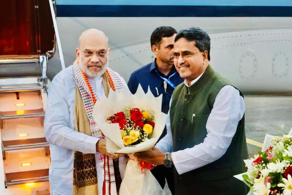 দু'দিনের রাজ্য সফরে কেন্দ্রীয় স্বরাষ্ট্রমন্ত্রী অমিত শাহ