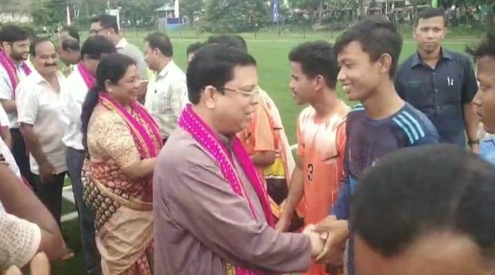 খোয়াইতে শুরু শচীন্দ্র দেব স্মৃতি ফুটবল টুর্নামেন্ট
