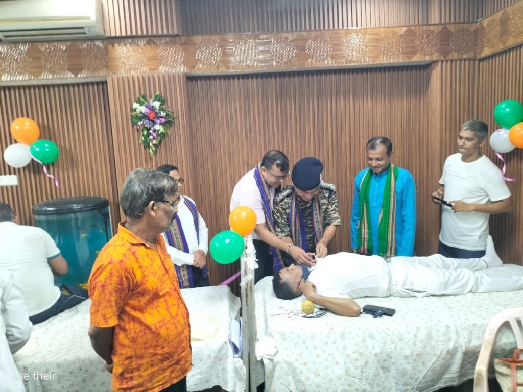 পশ্চিম জেলা প্রশাসনের রক্তদান শিবির