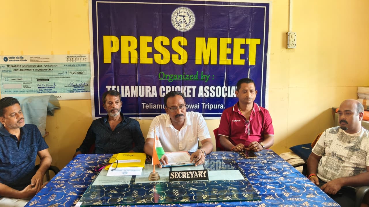রাজ্য সিনিয়র ক্রিকেট টুর্নামেন্টে তেলিয়ামুড়া থেকে ১৫ খেলোয়াড়ের নাম ঘোষণা
