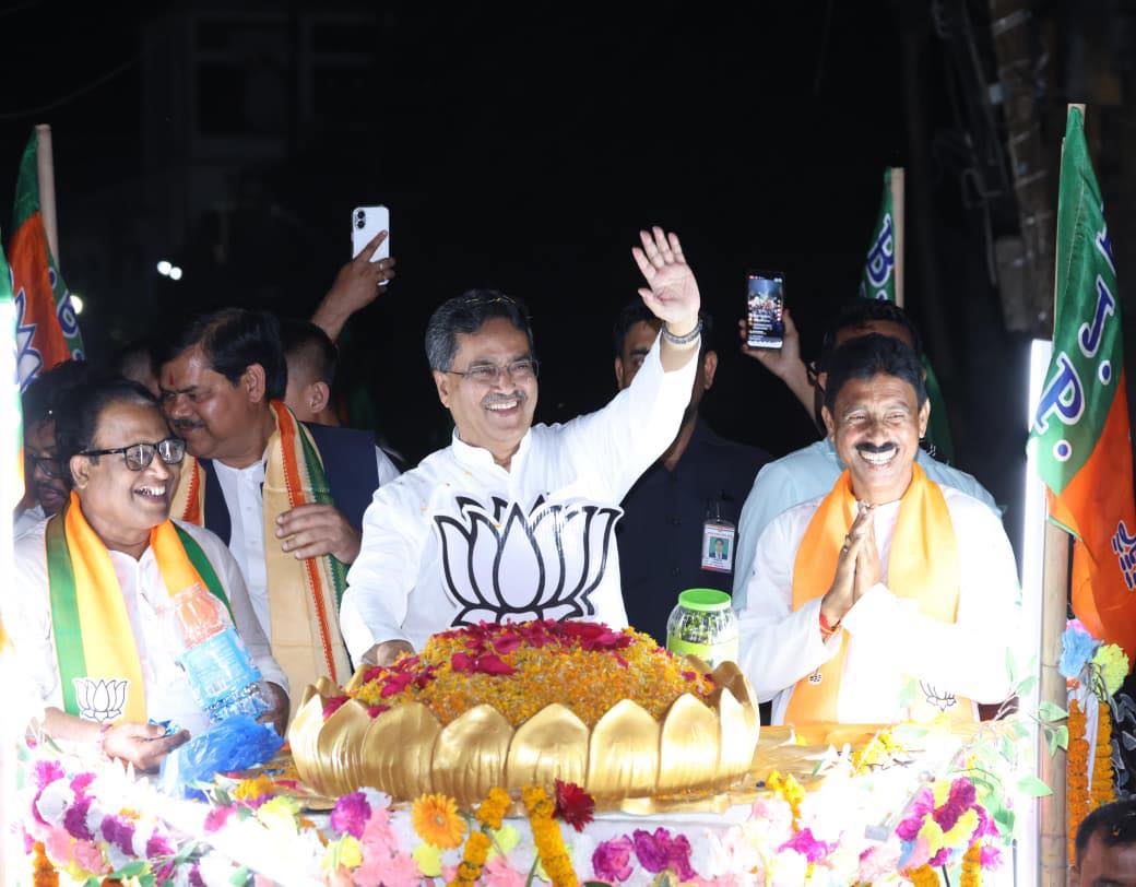 ধর্মনগরে মুখ্যমন্ত্রীর সুবিশাল রোড শো