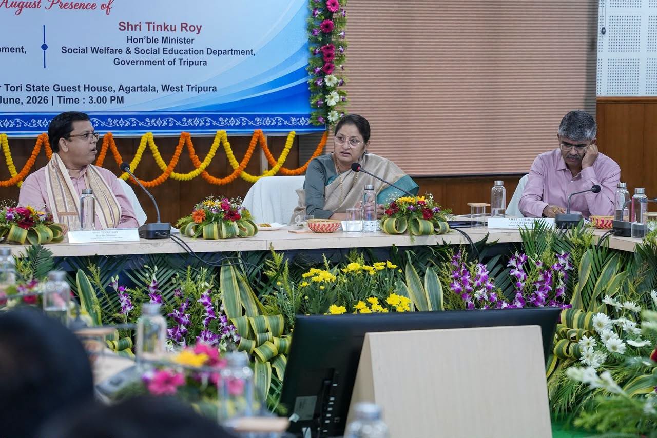 বর্তমান ত্রিপুরা সরকার প্রকল্প বাস্তবায়ণের মাধ্যমে রাজ্যকে মডেল রাজ্য হিসেবে স্থাপন করছে : কেন্দ্রীয় মন্ত্রী